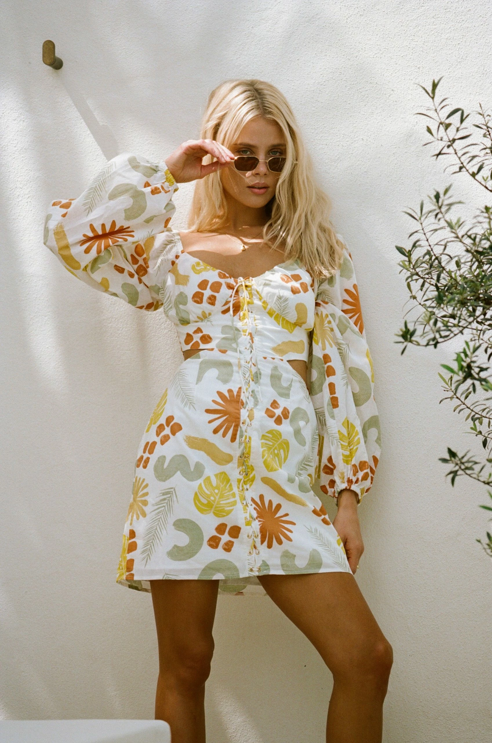 Willa Dress - Desert Leaf 5 Willa Dress - Desert Leaf - Image 3