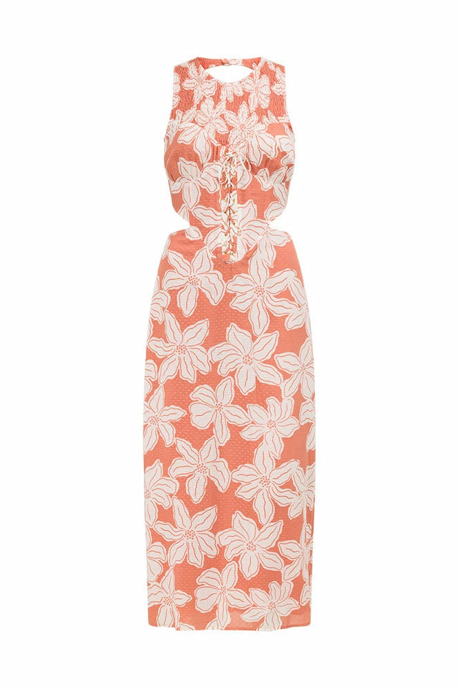 Peaches Backless Dress - Forest Floral 8 Peaches Backless Dress - Forest Floral - Image 6