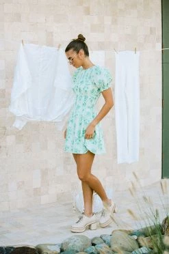 Charlize Shirred Dress - Tulip Floral -SABO™ Shop 03f849ba 0ac1 47d3 aab3 da304b2b13e5