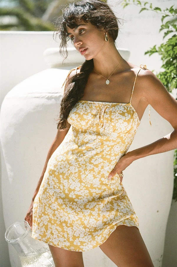 Sarai Dress - Yellow 3 Sarai Dress - Yellow