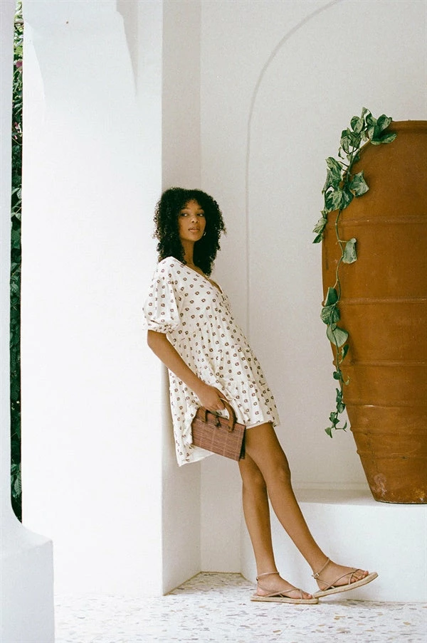 Tarelle Dress - Dusty Floral 6 Tarelle Dress - Dusty Floral - Image 4