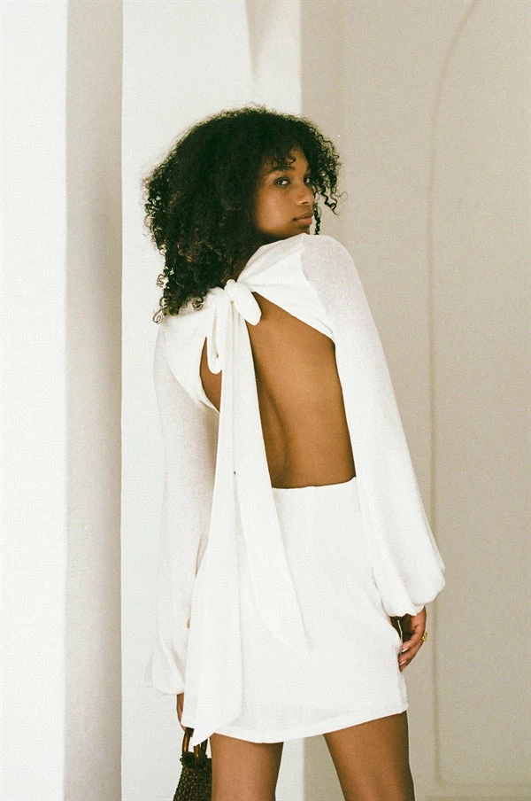 Verena Dress - White 4 Verena Dress - White - Image 2