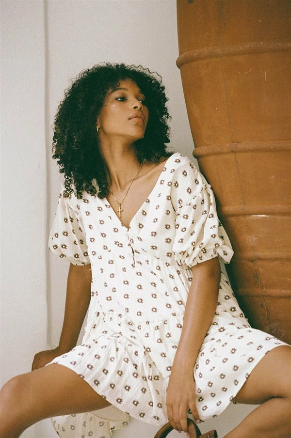 Tarelle Dress - Dusty Floral 4 Tarelle Dress - Dusty Floral - Image 2