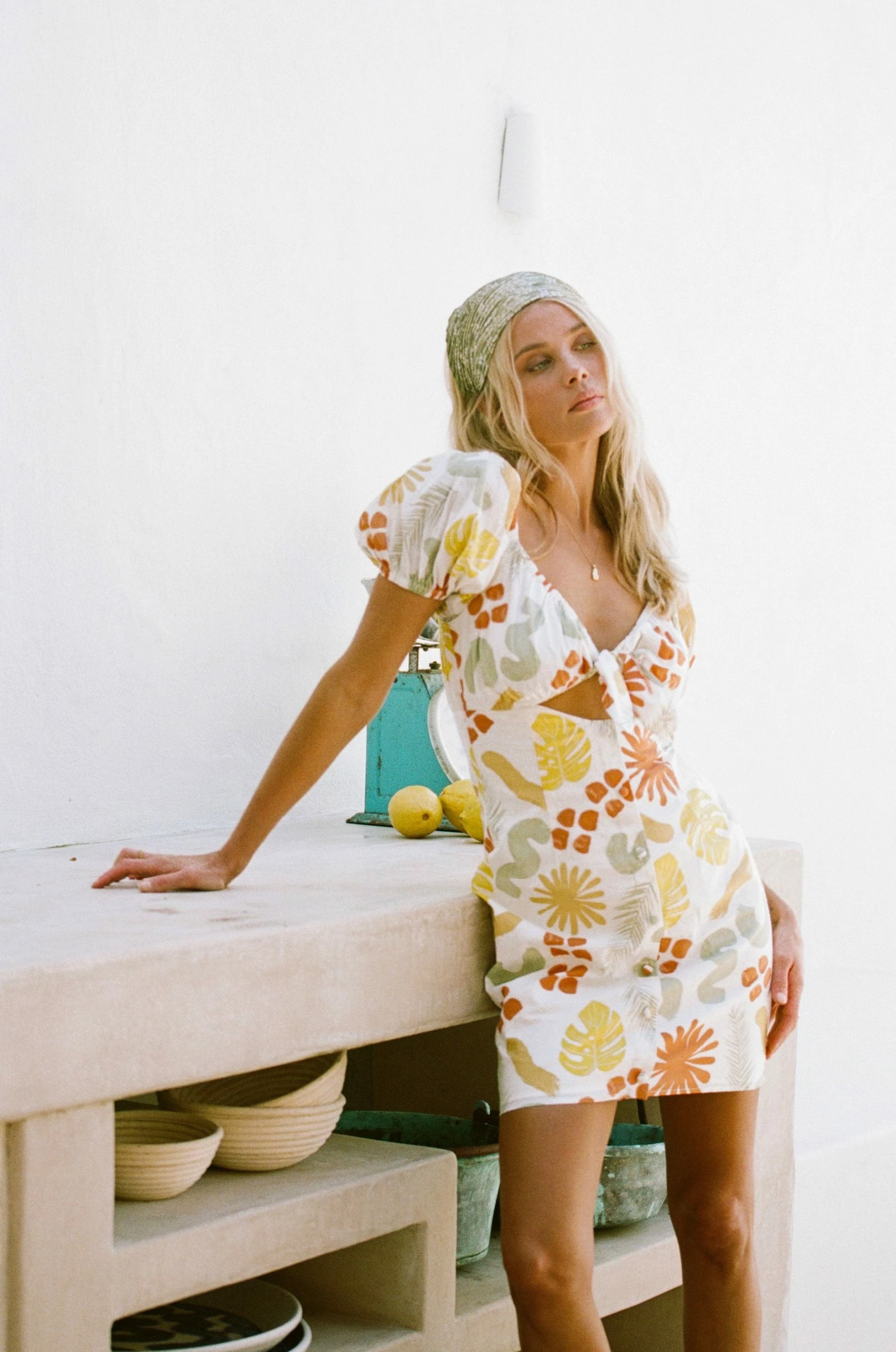 Enga Dress - Desert Leaf 3 Enga Dress - Desert Leaf