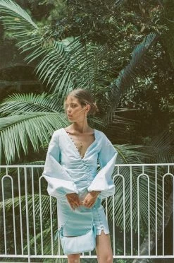 Minna Button Dress - Blue 11 Minna Button Dress - Blue -SABO™ Shop 4f194856 5389 461e 87c0 6bdec6d6419f