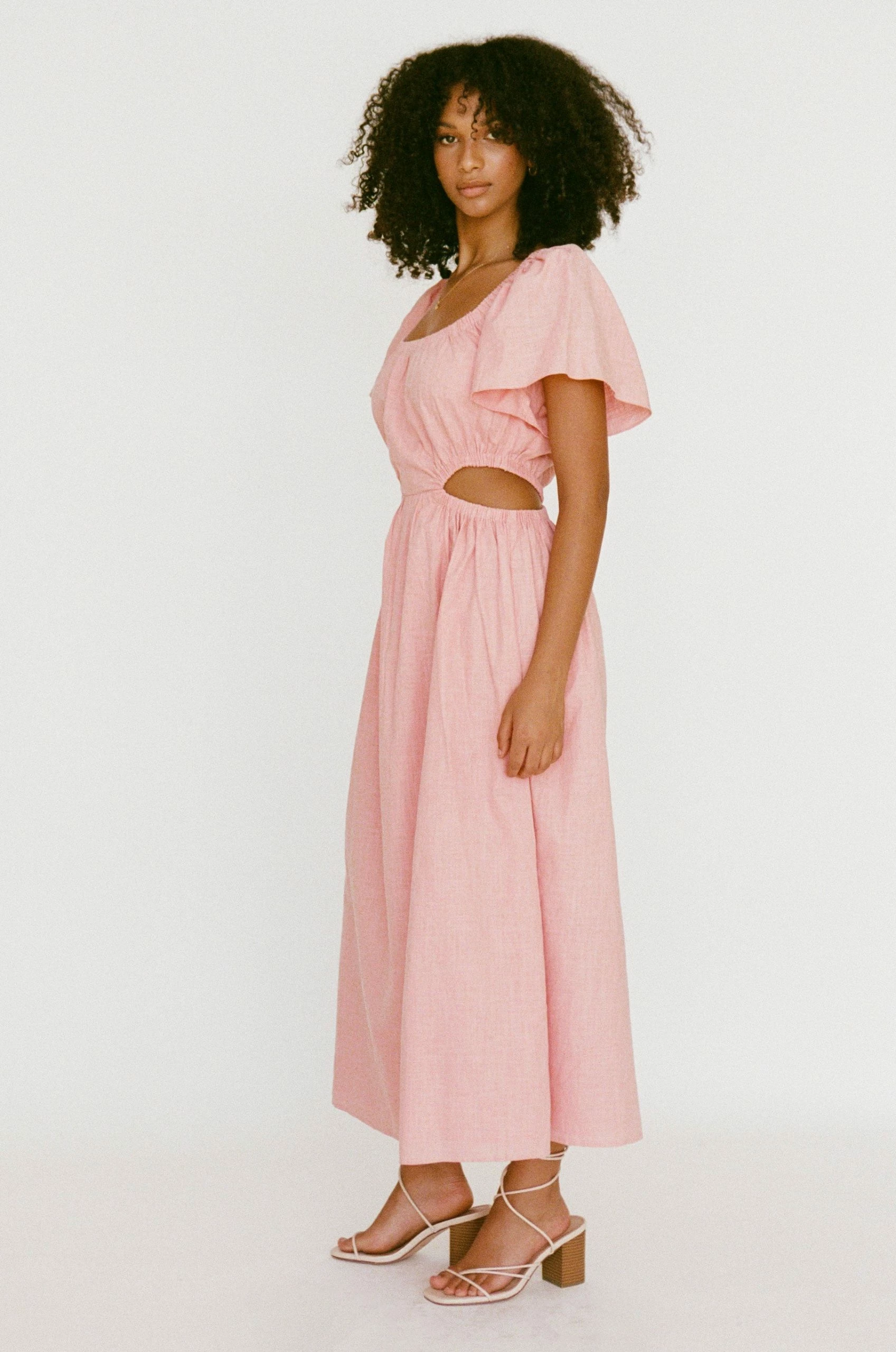 Ezzy Midi Dress - Pink 9 Ezzy Midi Dress - Pink - Image 7