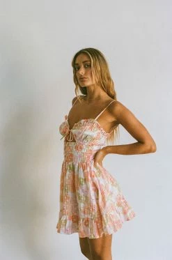 Karolina Shirred Dress -SABO™ Shop 5f1f94f4 a6ea 4a8e b807 0724983a67cd