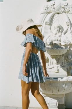 Safiya Frill Dress - Blue -SABO™ Shop 5fae4e84 ad97 45d9 ac58 469487c8de59