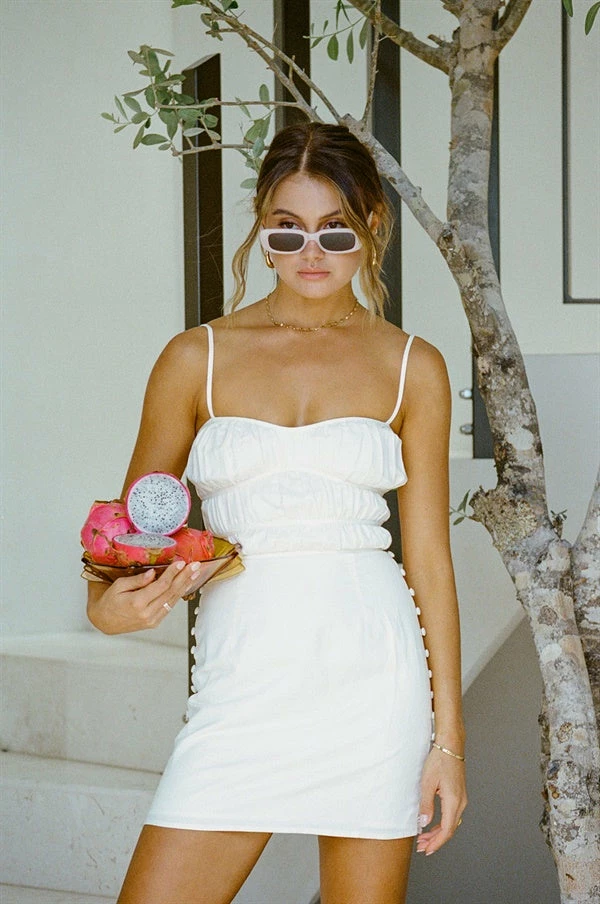 Pana Dress - White 5 Pana Dress - White - Image 3