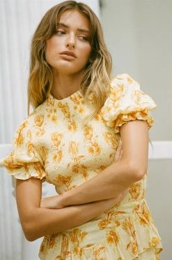 Britta Shirred Dress -SABO™ Shop 6b493f68 a85e 49c2 ac66 dd61d687576d