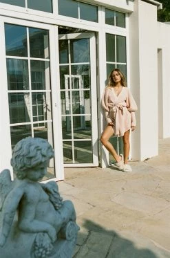 Elle Knit Dress - Pink -SABO™ Shop 6fd177e6 ef6b 4870 966a 8968c2893352