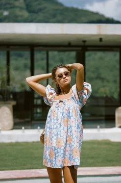 Bambina Dress - Sky Floral 12 Bambina Dress - Sky Floral -SABO™ Shop 7335c825 52a6 4d88 afd3 9107a04223ea