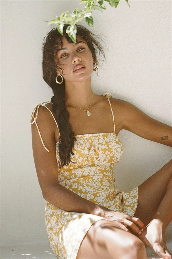 Sarai Dress - Yellow 6 Sarai Dress - Yellow - Image 4