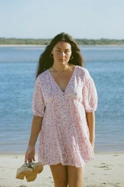 Tarelle Dress - Pink -SABO™ Shop 8394465d 9540 401e a047 c35e7c4372c5