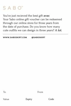 Gift Card -SABO™ Shop 8625e47b 96a7 496e 991e 9533759c8592