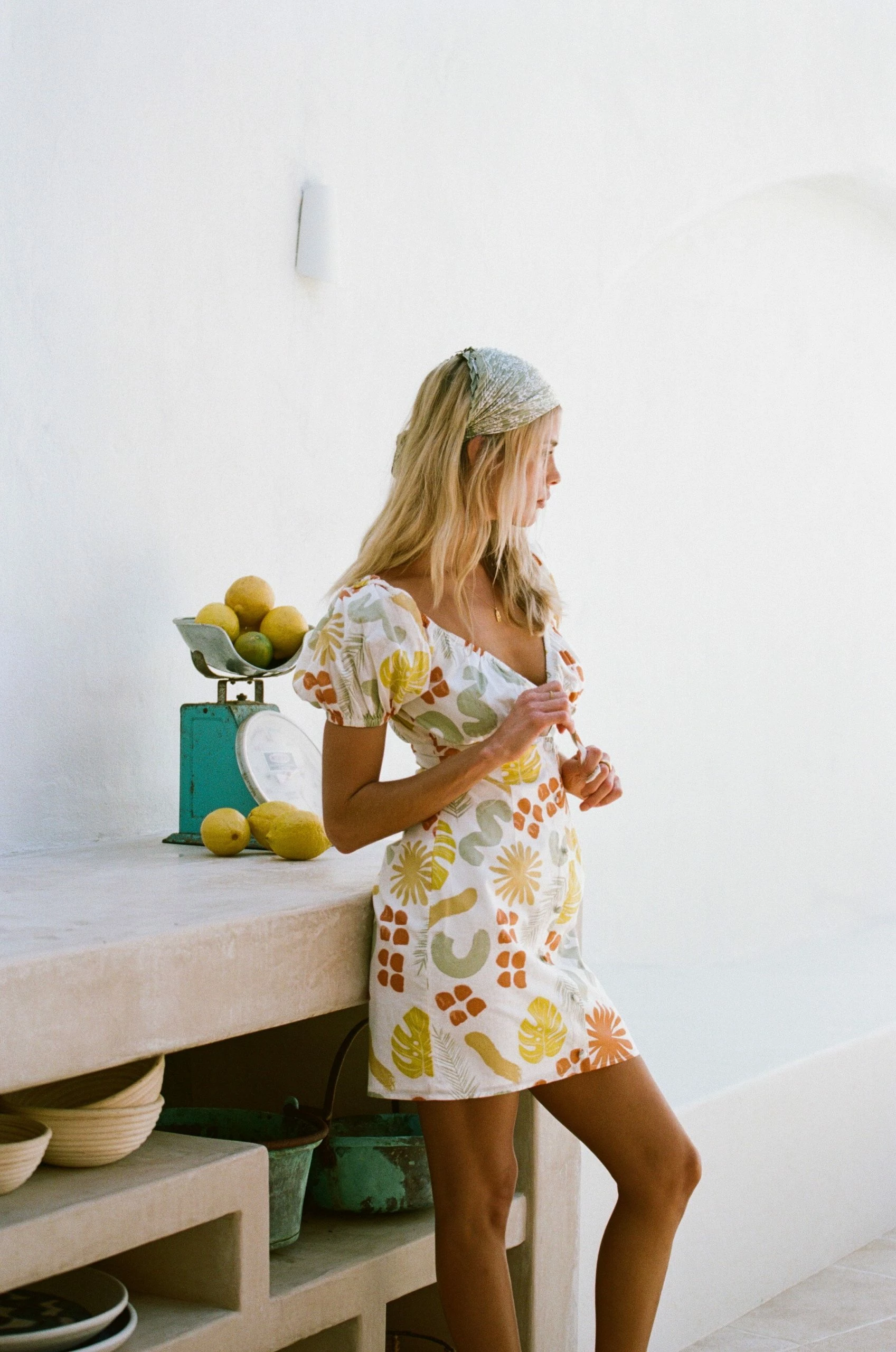 Enga Dress - Desert Leaf 6 Enga Dress - Desert Leaf - Image 4