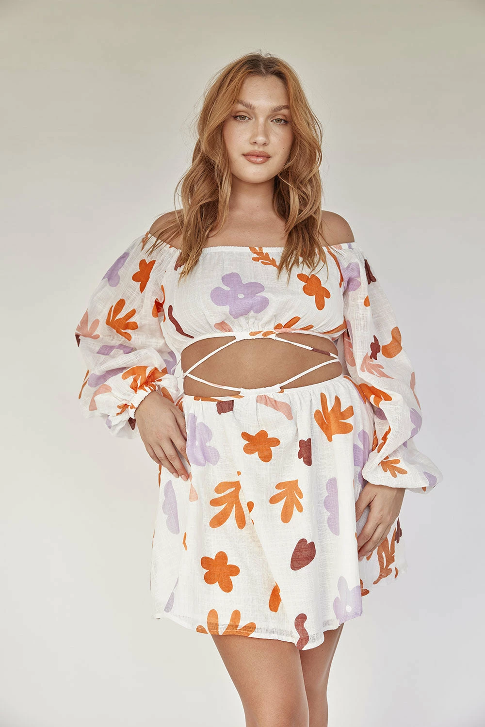 Avie Off Shoulder Dress - Autumn 9 Avie Off Shoulder Dress - Autumn - Image 7