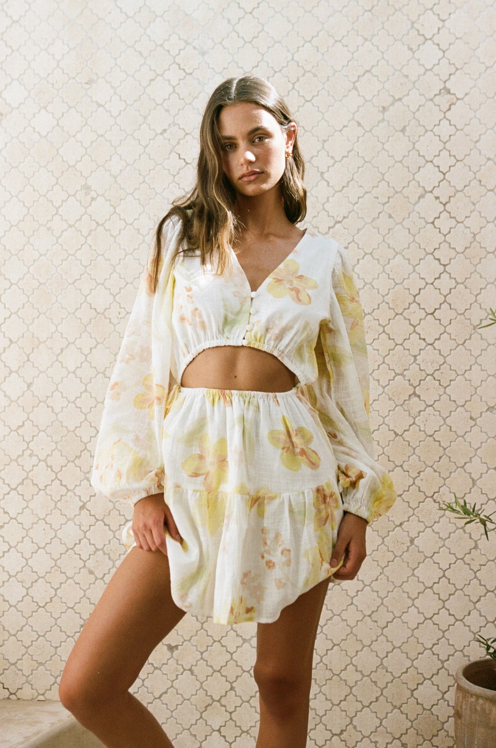 Emmaline Dress - Lemon Bouquet 3 Emmaline Dress - Lemon Bouquet