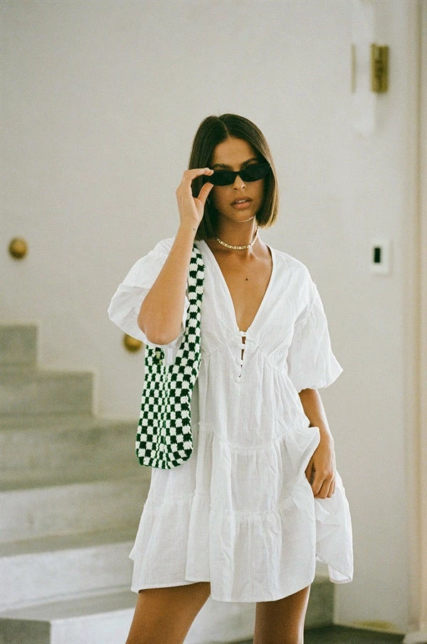 Tarelle Dress - White 5 Tarelle Dress - White - Image 3