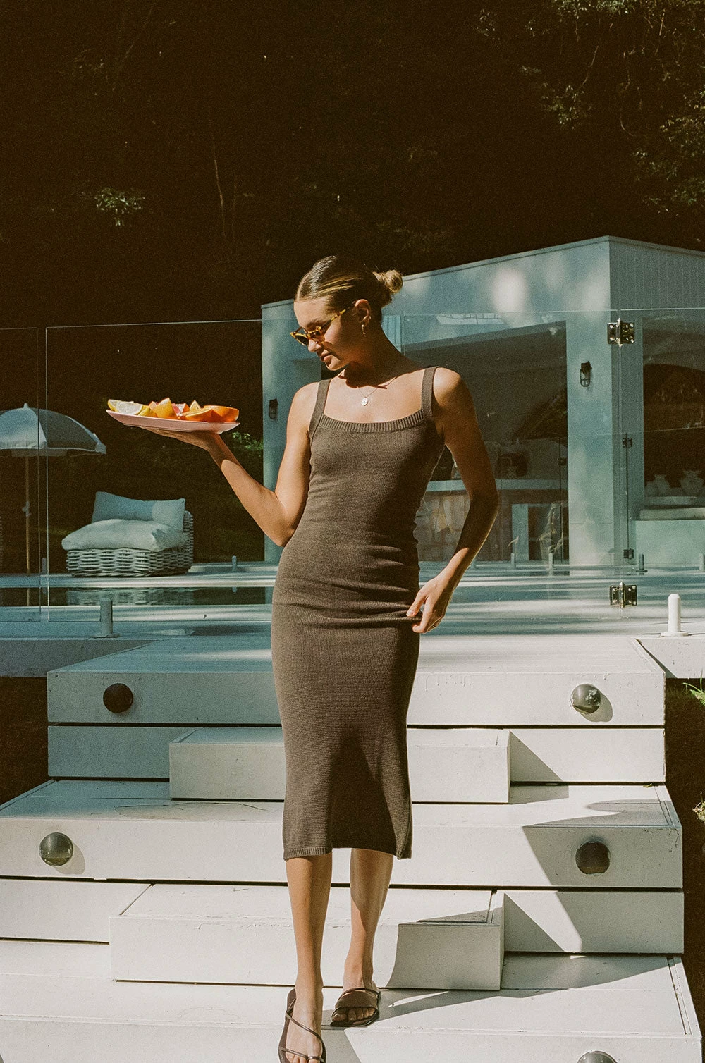 Vallie Midi Dress - Cocoa 3 Vallie Midi Dress - Cocoa