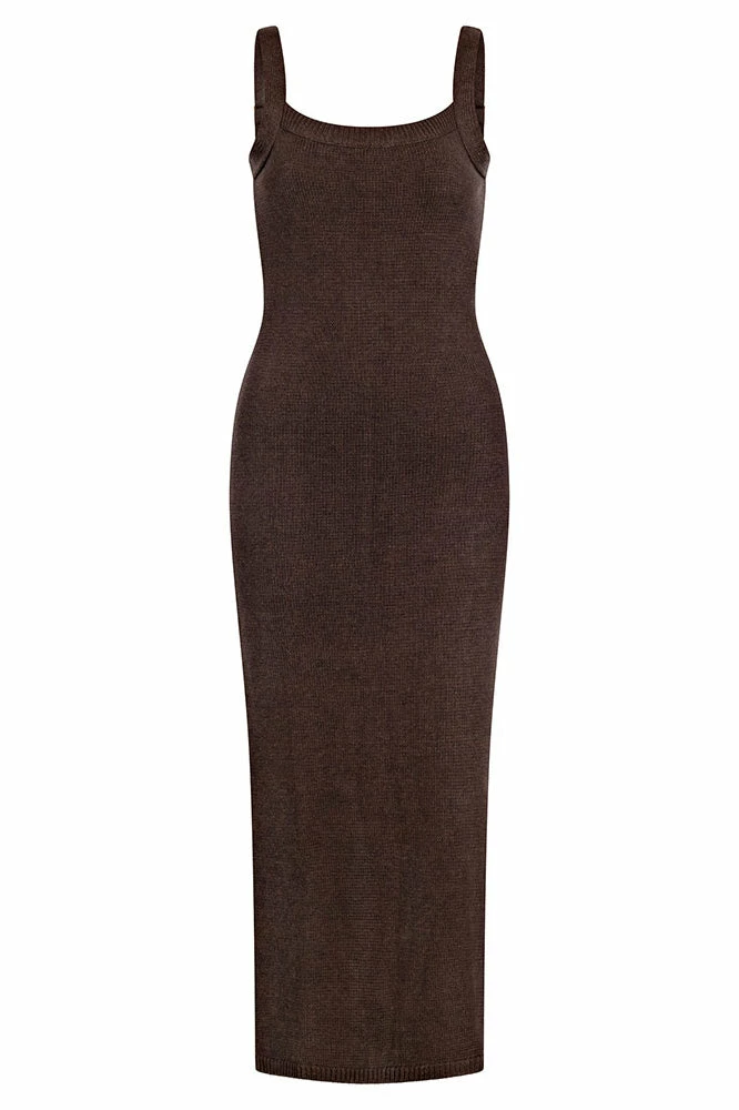 Vallie Midi Dress - Cocoa 8 Vallie Midi Dress - Cocoa - Image 6