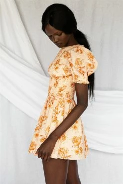 Charlize Shirred Dress -SABO™ Shop adc796ec 4ec7 456f 9758 1e88d0300185