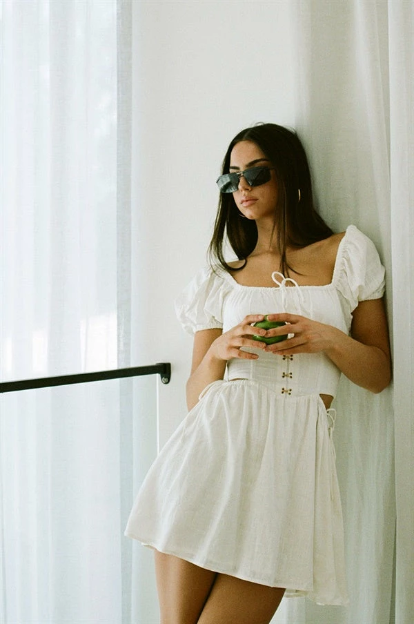 Mase Dress - White 6 Mase Dress - White - Image 4