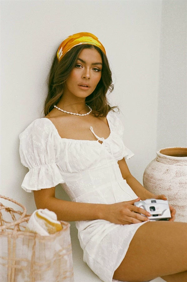 Ariana Dress - Embroidered 3 Ariana Dress - Embroidered