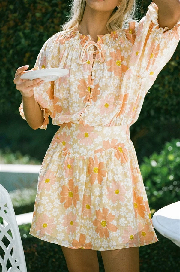 Elli Dress - Autumn Floral 3 Elli Dress - Autumn Floral