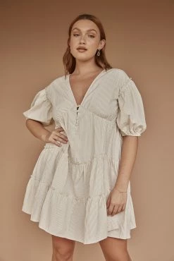 Leyah Dress - Stripe -SABO™ Shop da5d6a30 1bfb 4fa3 acb1 acd12ecc6c2a