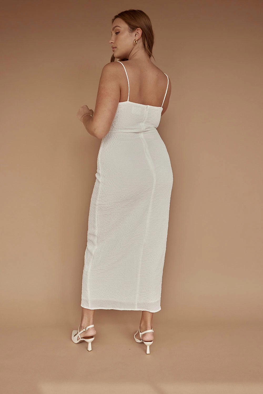 Charlina Midi Dress - White 12 Charlina Midi Dress - White - Image 10