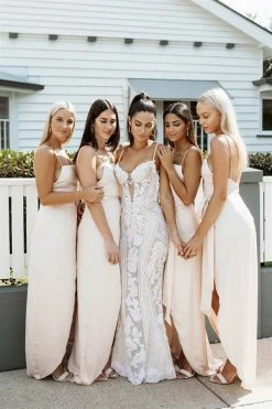 Roma Bridesmaid Dress - Blush -SABO™ Shop dresses roma bridesmaid dress blush 3