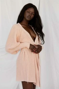 Elle Knit Dress - Pink -SABO™ Shop e874a626 1061 4e2d ac33 cfb41a8f6b0b