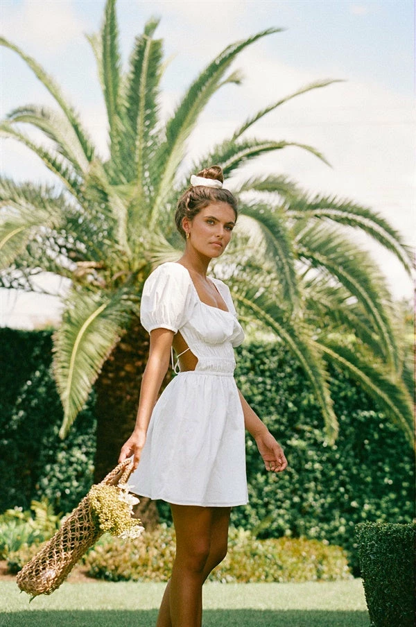 Yasmin Dress - White 7 Yasmin Dress - White - Image 5