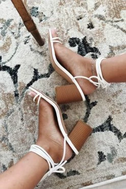 Strappy Eva Heels - Ivory -SABO™ Shop heels strappy eva heels ivory 3